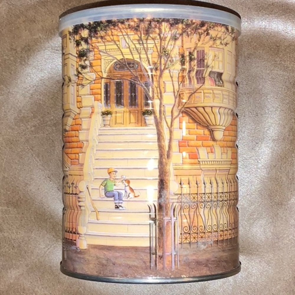 Maxwell House X Randy Souders City Street  Coffee Steel Can Plastic Lid 1994